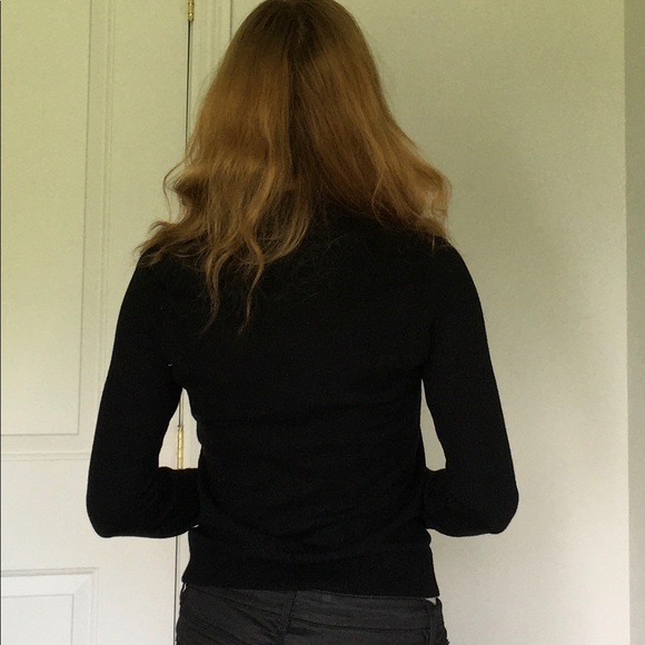 Black Classy Turtleneck Sweater - Picture 3 of 5